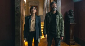 Verónica Echegui and Isak Férriz in City of Shadows