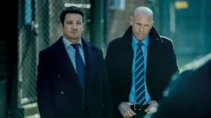 Jeremy Renner and Hugh Dillon in Mayor of Kingstown Season 4
