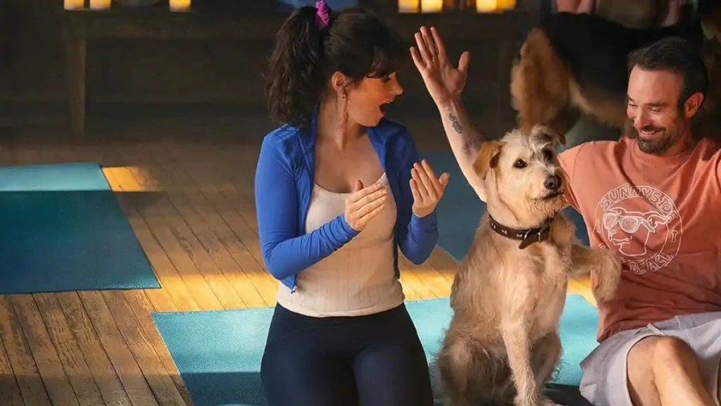 Zooey Deschanel and Charlie Cox in Merv