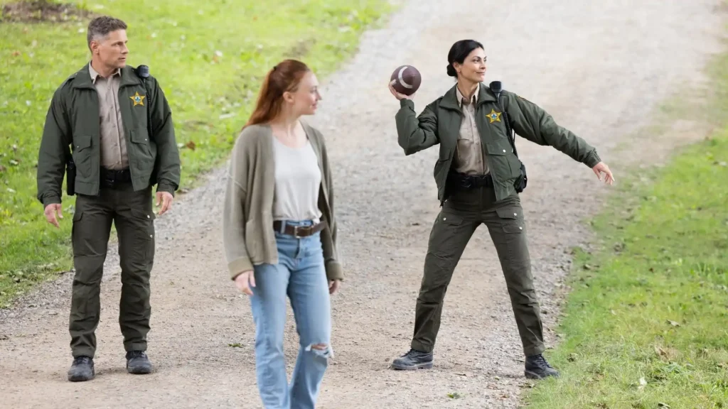 Matt Lauria and Morena Baccarin in Sheriff Country