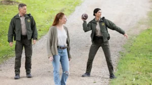 Matt Lauria and Morena Baccarin in Sheriff Country