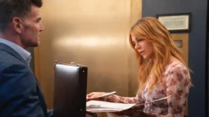 Aiden Turner and Kaitlin Olson in High Potential Season 2