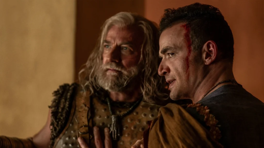 Graham McTavish and Nick E. Tarabay in Spartacus: House of Ashur