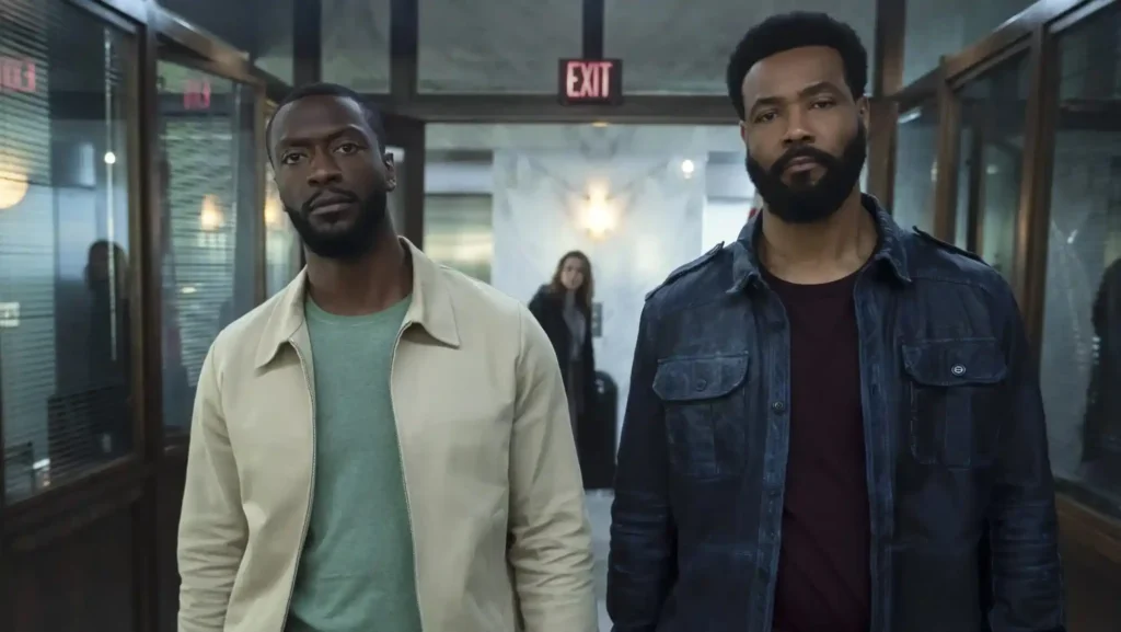 Aldis Hodge and Isaiah Mustafa in Cross Season 2