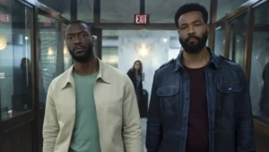 Aldis Hodge and Isaiah Mustafa in Cross Season 2