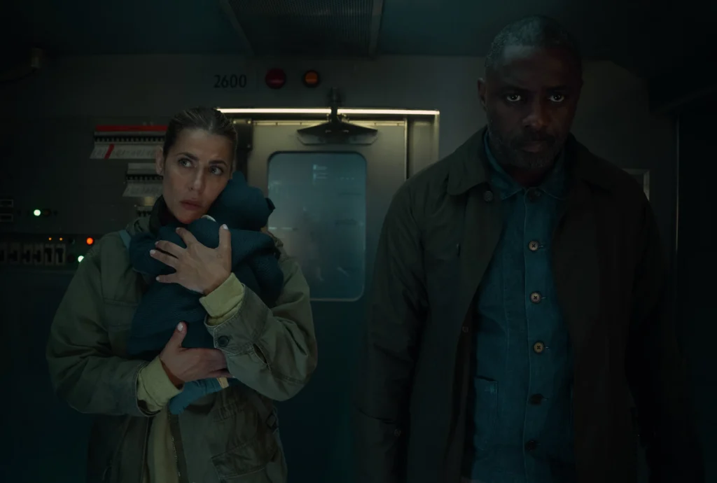 Karima McAdams and Idris Elba in Hijack Season 2