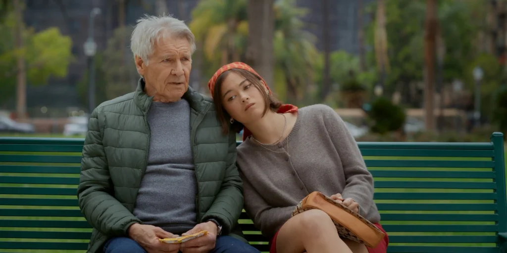 Harrison Ford and Lukita Maxwell in Shrinking Season 3