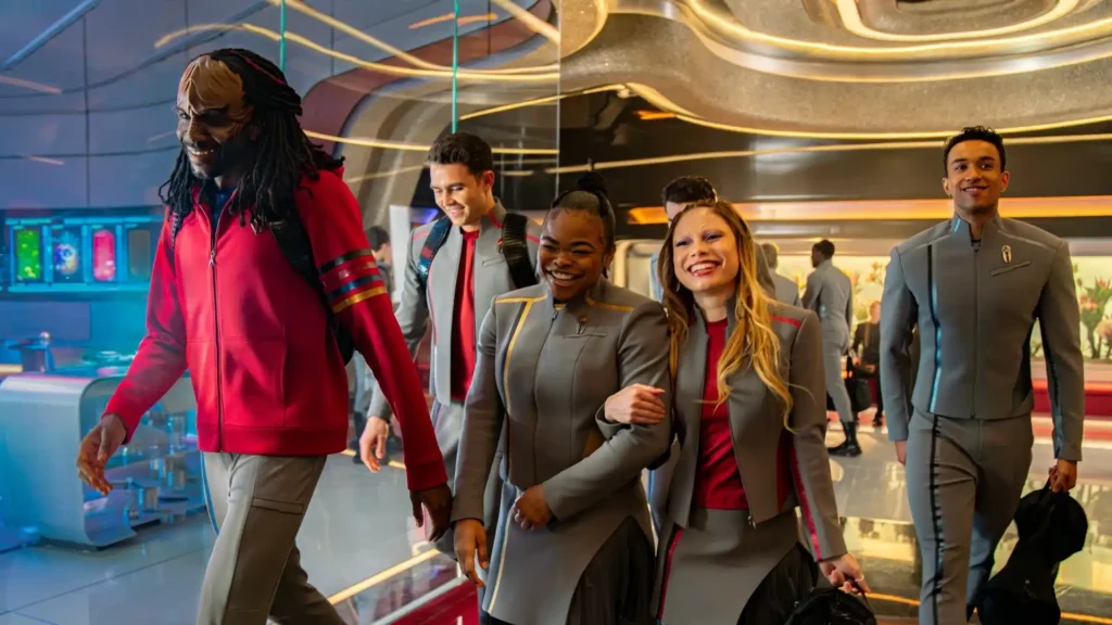 A group still from Star Trek: Starfleet Academy