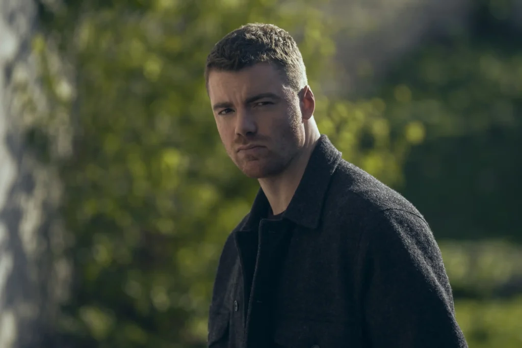 Gabriel Basso as Peter Sutherland in episode 301 of The Night Agent.