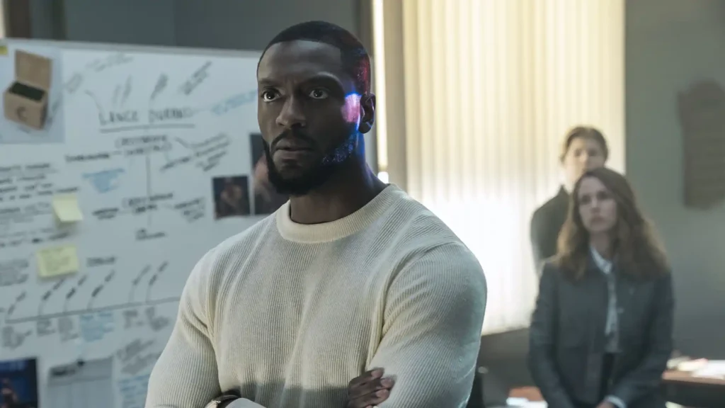 Aldis Hodge and Alona Tal in Cross Season 2