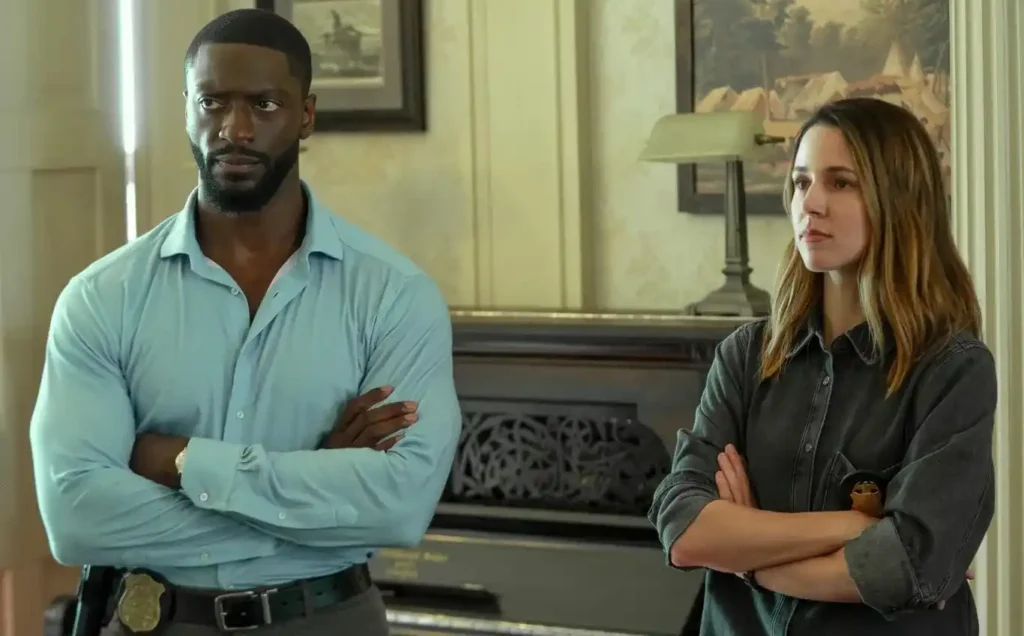 Aldis Hodge and Alona Tal in Cross Season 2