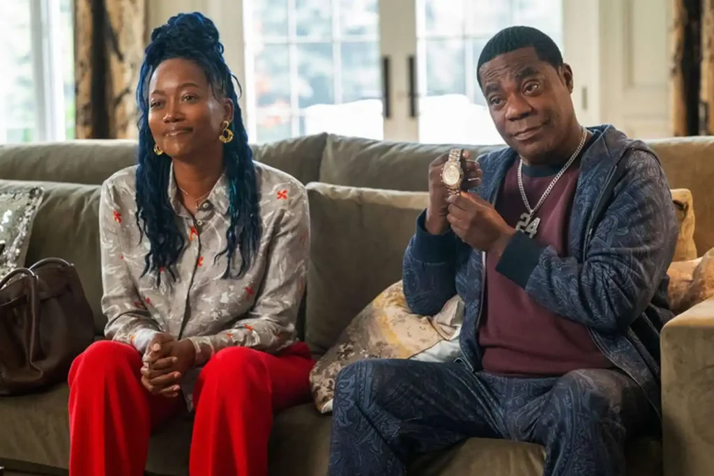 Erika Alexander and Tracy Morgan in The Fall and Rise of Reggie Dinkins