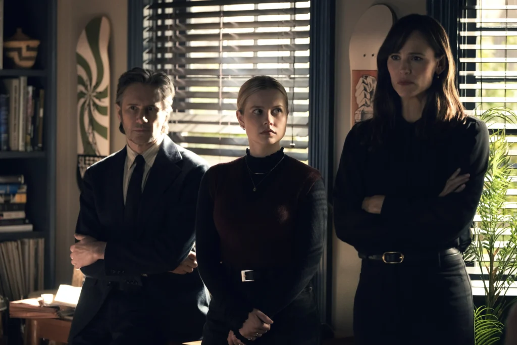 Josh Hamilton, Angourie Rice and Jennifer Garner in The Last Thing He Told Me Season 2