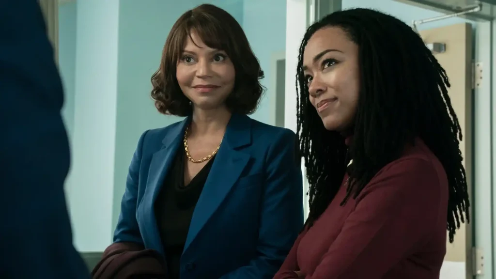 Gloria Reuben and Sonequa Martin-Green in Boston Blue