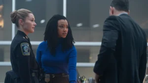 Maggie Lawson and Sonequa Martin-Green in Boston Blue