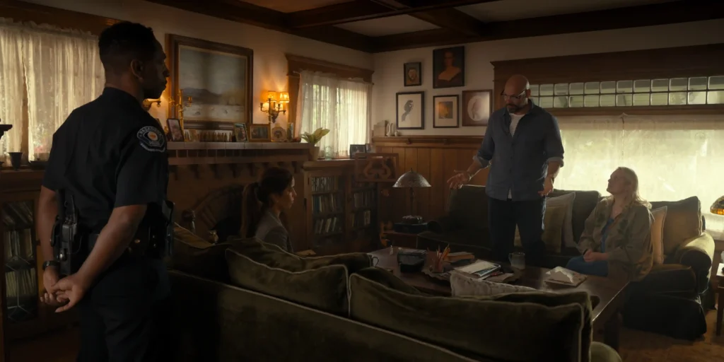 Ana Ortiz, Corey Stoll and Elisabeth Moss in Imperfect Women