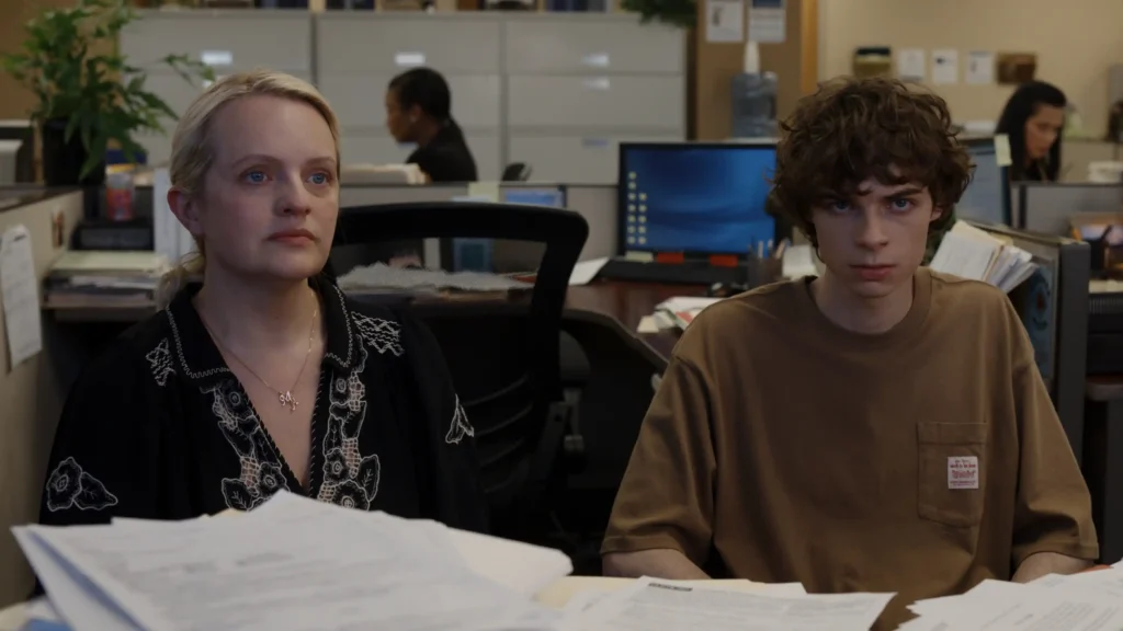 Elisabeth Moss and Jackson Kelly in Imperfect Women