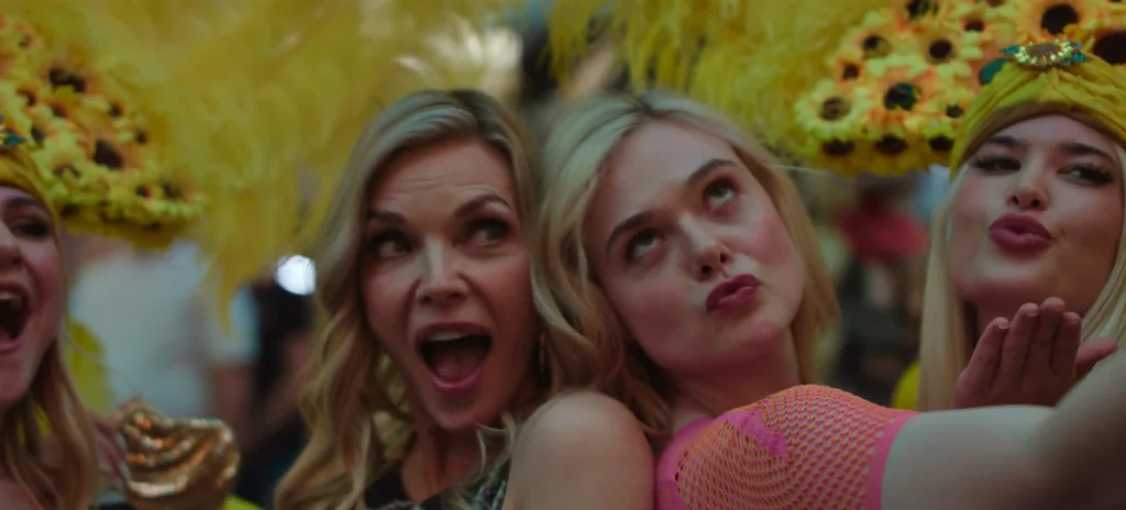 Michelle Pfeiffer and Elle Fanning in Margo's Got Money Troubles