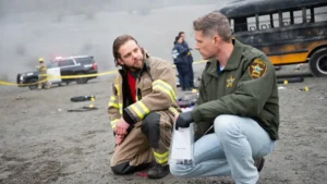Max Thieriot and Matt Lauria in Sheriff Country