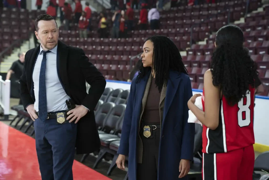 Donnie Wahlberg and Sonequa Martin-Green in Boston Blue