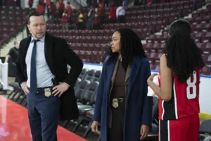 Donnie Wahlberg and Sonequa Martin-Green in Boston Blue