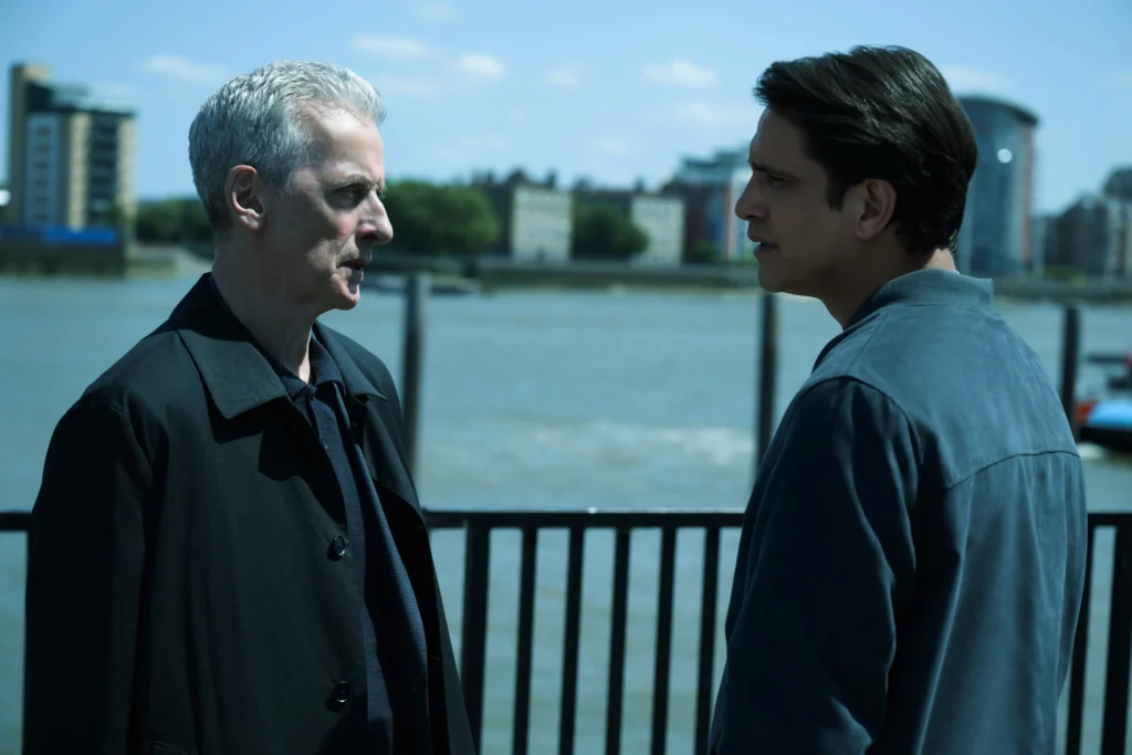 Peter Capaldi and Luca Pasqualino in Criminal Record Season 2