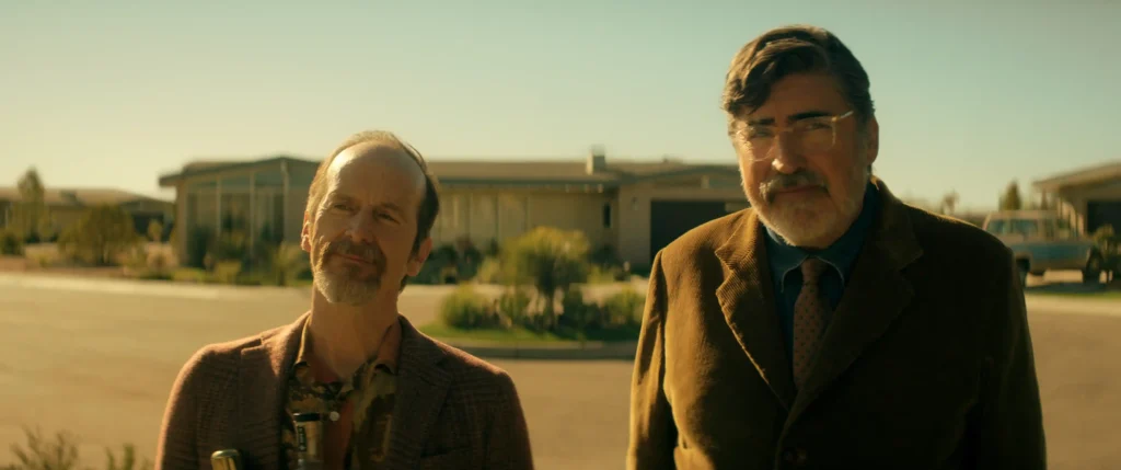 (L to R) Denis O'Hare as Wally, Alfred Molina as Sam in The Boroughs.