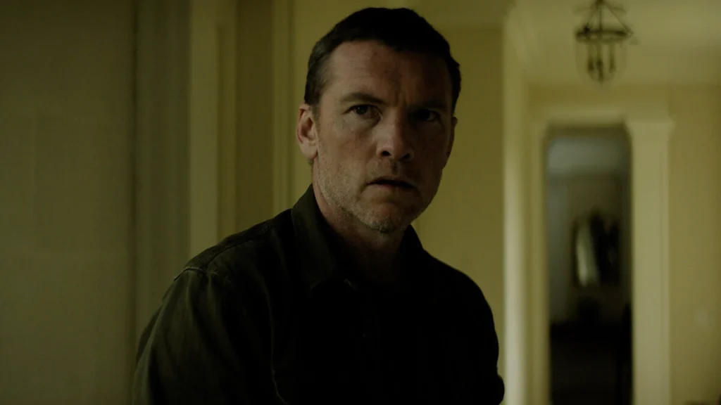 Sam Worthington starring as David in the Harlan Coben Netflix thriller series I Will Find You