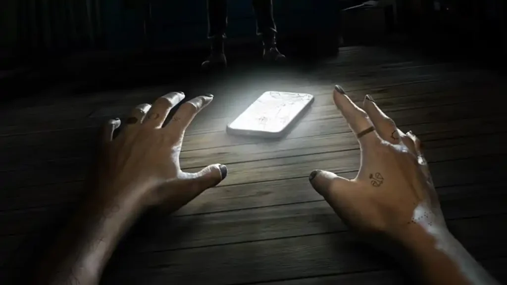 The hands of Zoe Kravitz star in new interactive horror experience 'Unhinged'