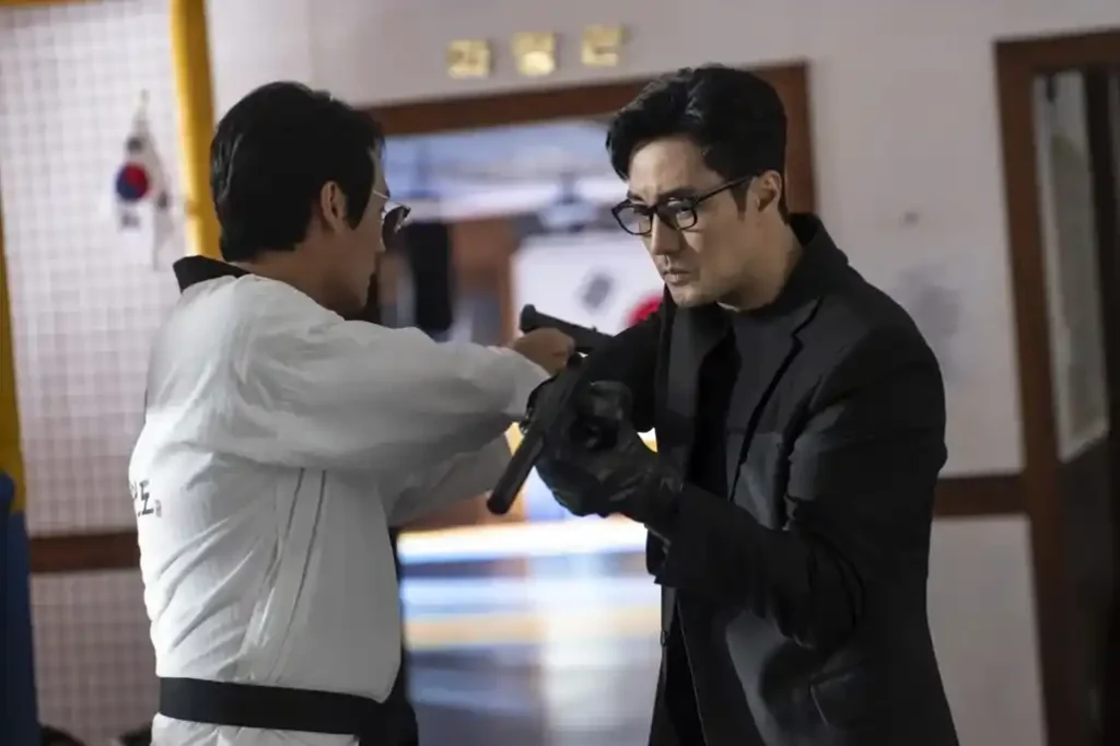A still from Agent Kim Reactivated Season 1