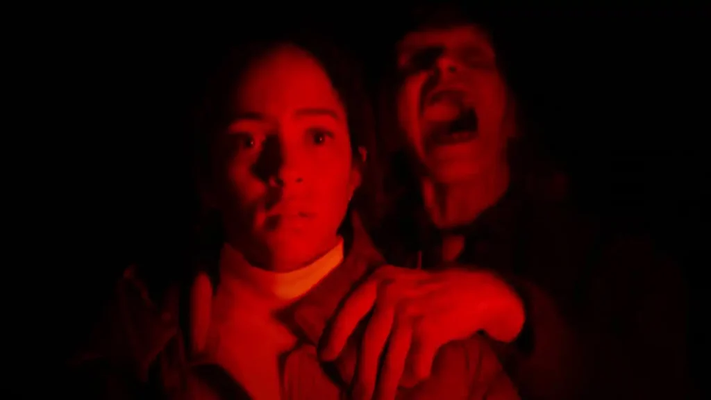 Lou Llobell and Joseph Lopez in Passenger (2026)