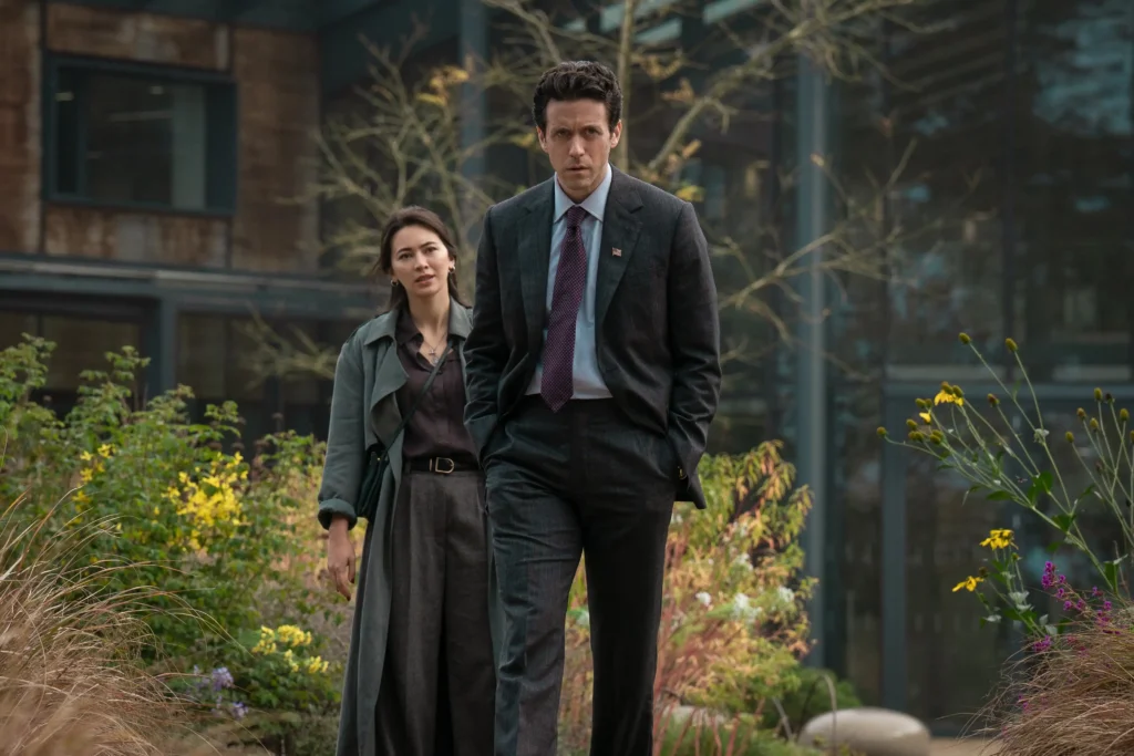 Jessica Henwick and Ashley Zukerman in Silo Season 3