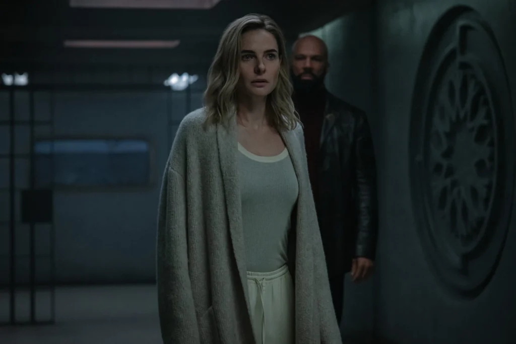 Rebecca Ferguson and Common in Silo Season 3