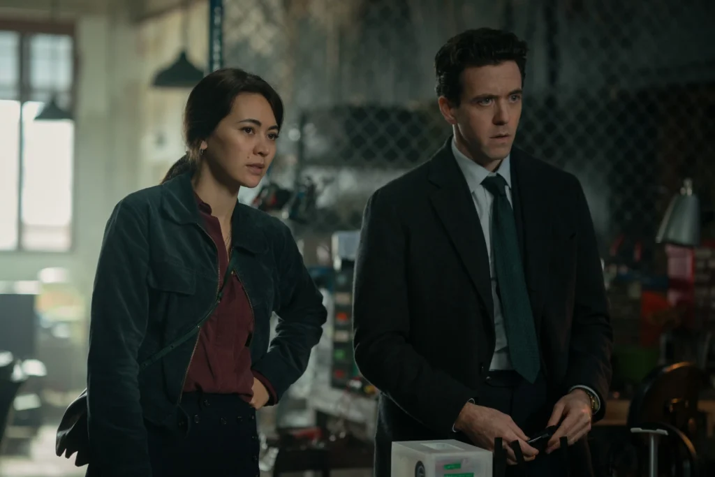 Jessica Henwick and Ashley Zukerman in Silo Season 3