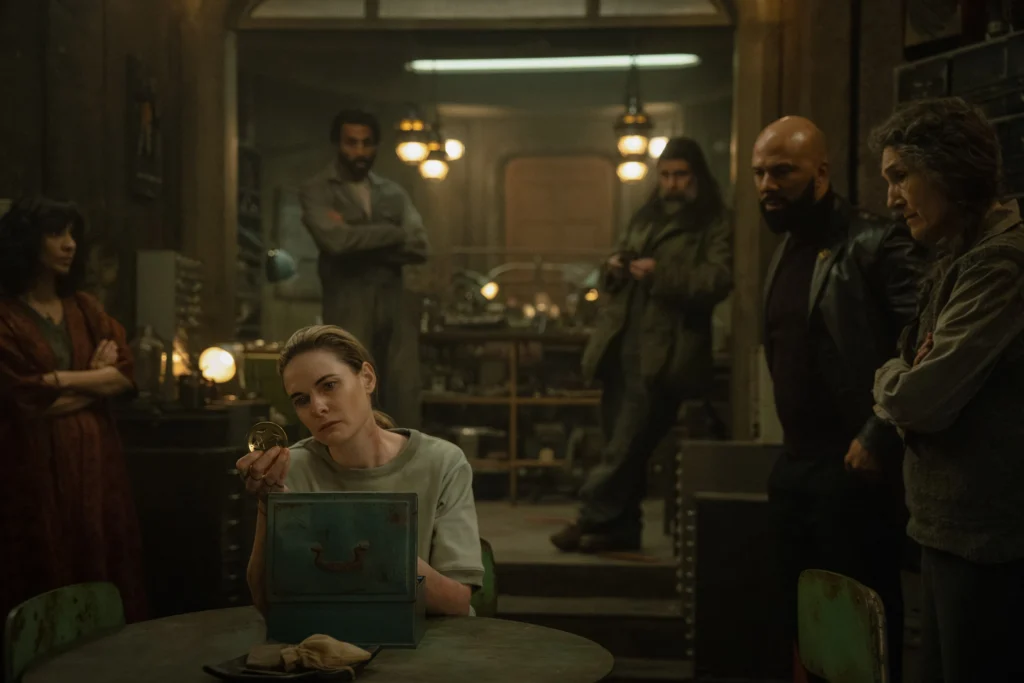 Sonita Henry, Rebecca Ferguson, Avi Nash, Rick Gomez, Common and Harriet Walter in Silo Season 3