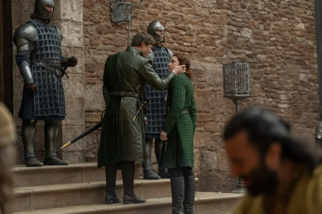 James Norton and Benjamin Evan Ainsworth in House of the Dragon Season 3