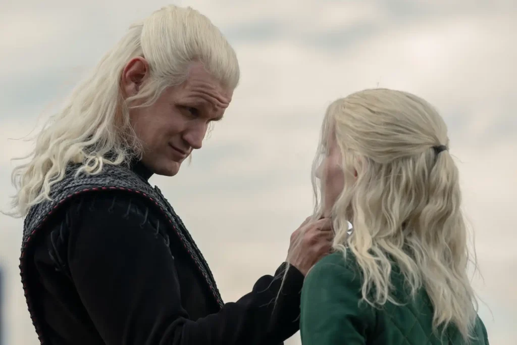 Matt Smith and Charlie Gordon in House of the Dragon Season 3